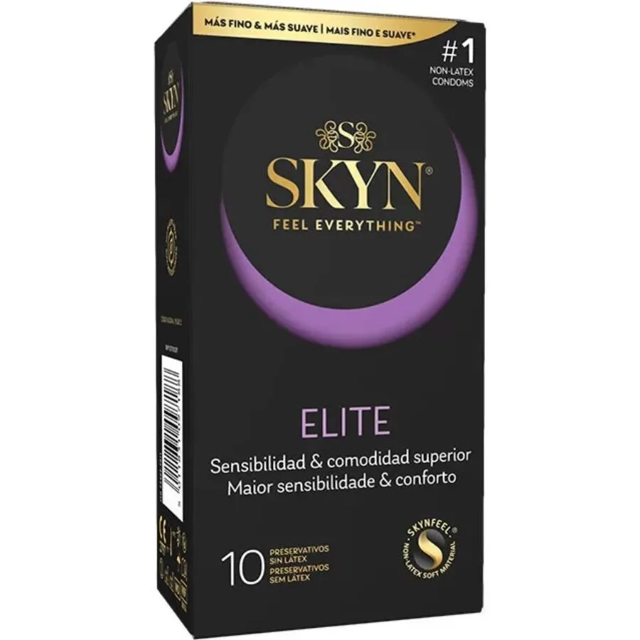 Skyn - Elite Ultratunna Latexfria Kondomer | Förpackning med 10