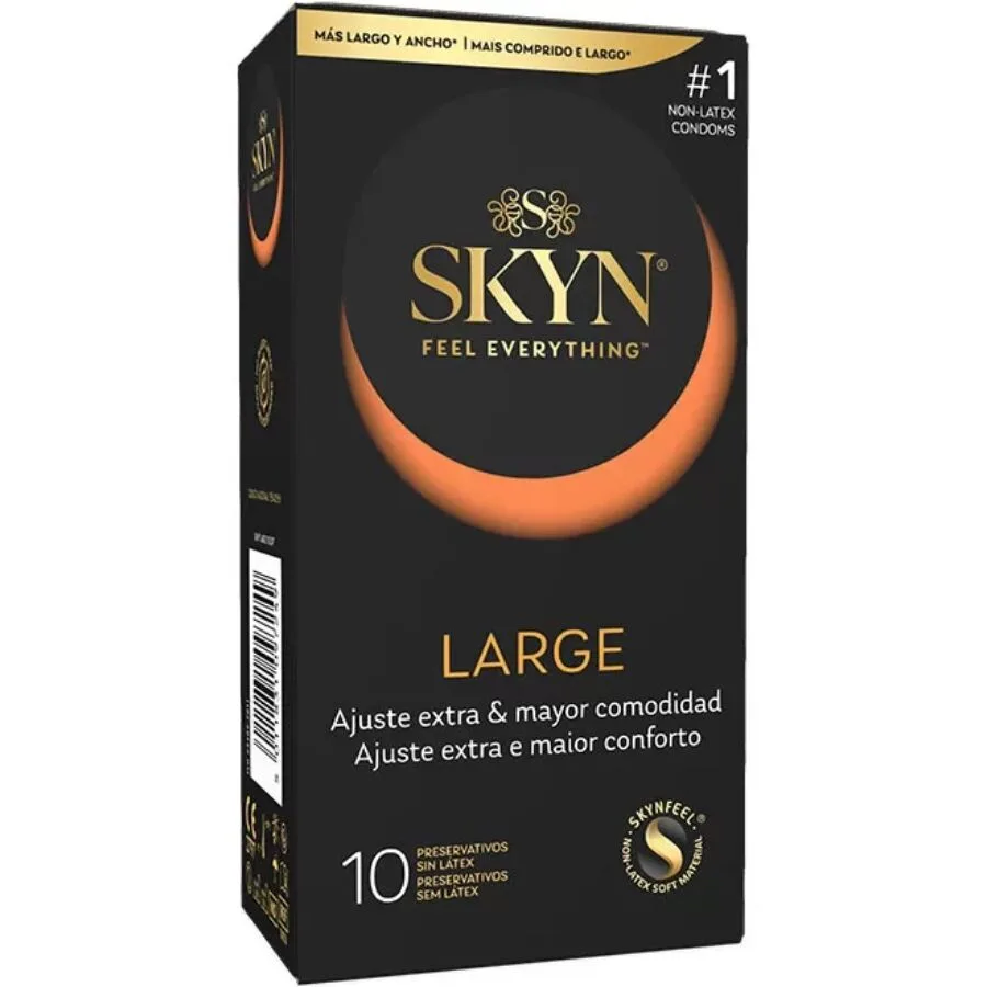 SKYN Large Extra Fit Latexfria Kondomer – 10-pack (King Size, 56mm Nominell Bredd)