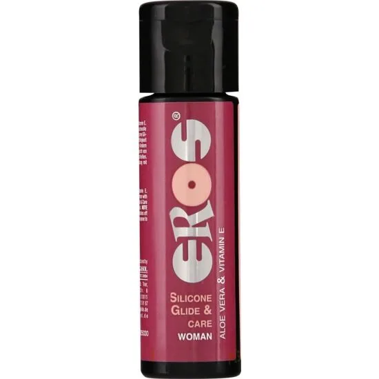 Eros Silicone Glide & Care Woman - Långvarig Silikonbaserat Glidmedel med Aloe Vera & E-vitamin 30ml