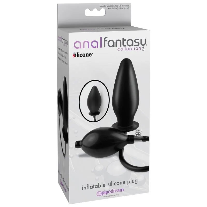 Anal Fantasy - Uppblåsbar Analplugg i Silikon