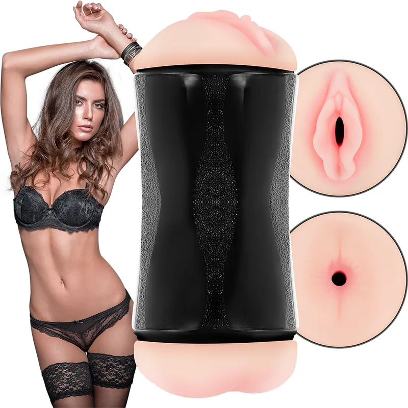 Jamyjob - Randy Double Hole Masturbator - Vaginala och Anala Öppningar