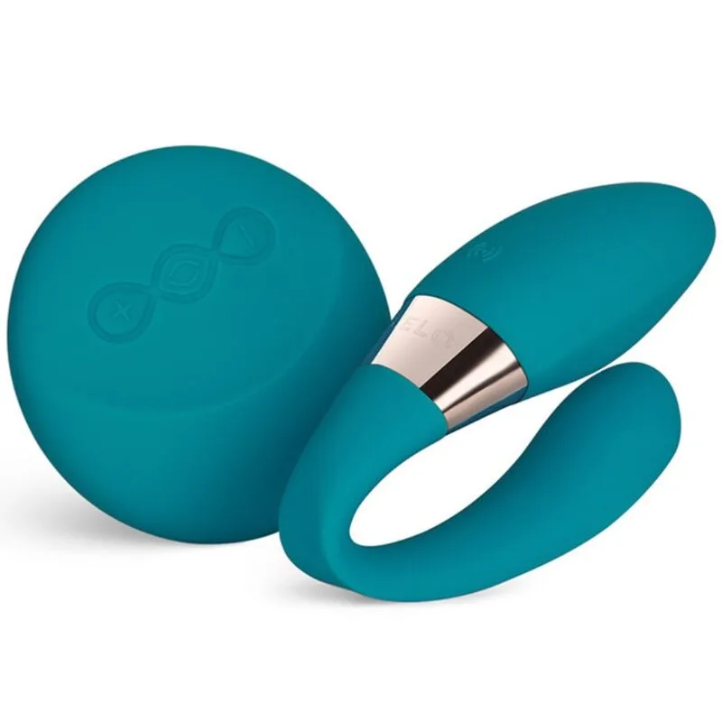 LELO Tiani Duo Blå Parvibratormassager med Fjärrkontroll