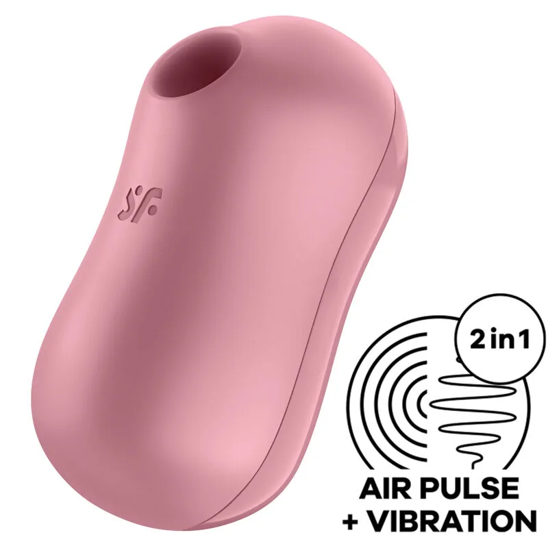 Satisfyer Cotton Candy Air Pulse Stimulator & Vibrator – Rosa