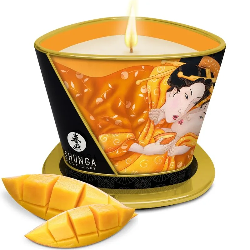 Shunga Massageljus – Mangodoft 170 ml