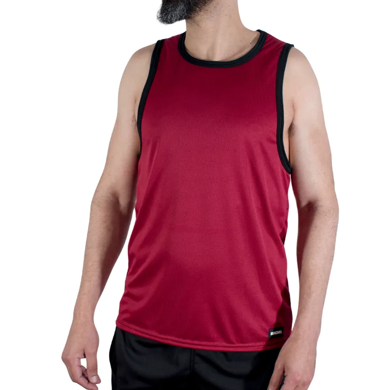 Macho CMV003 Bordeauxröd Sport Performance T-shirt