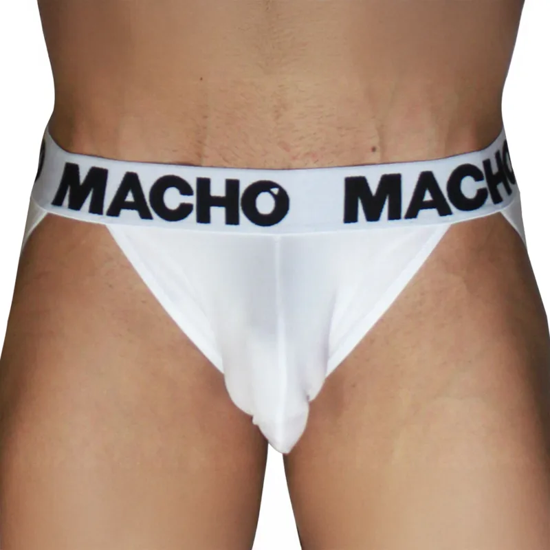 Macho MX29BL Anatomisk Stödjande Jockstrap i Vitt