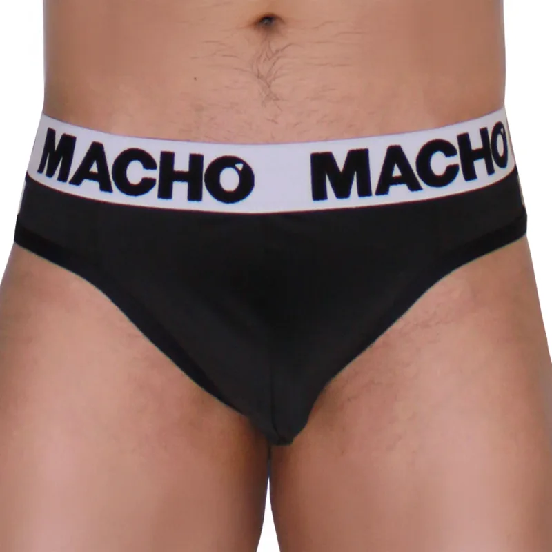 Macho MTG002 Herr Anatomisk Stringtrosa i Svart – Stil & Komfort i Ett