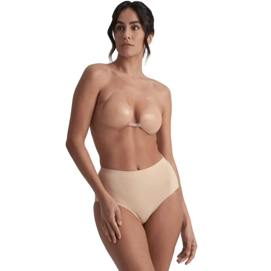 Bye-Bra Silicone Adhesive Breast Lift Cups – Beige, Cup B
