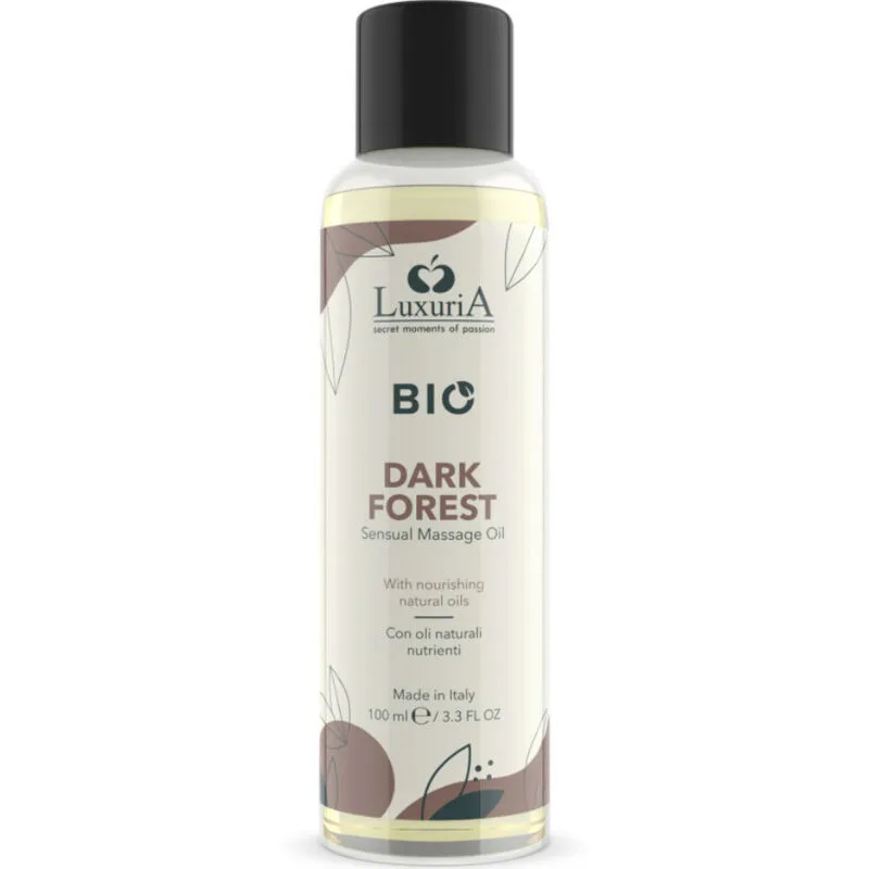 Intimateline Luxuria - Bio Dark Forest Massageolja 100ml | Naturlig Botanisk Hudvårdande Massageolja