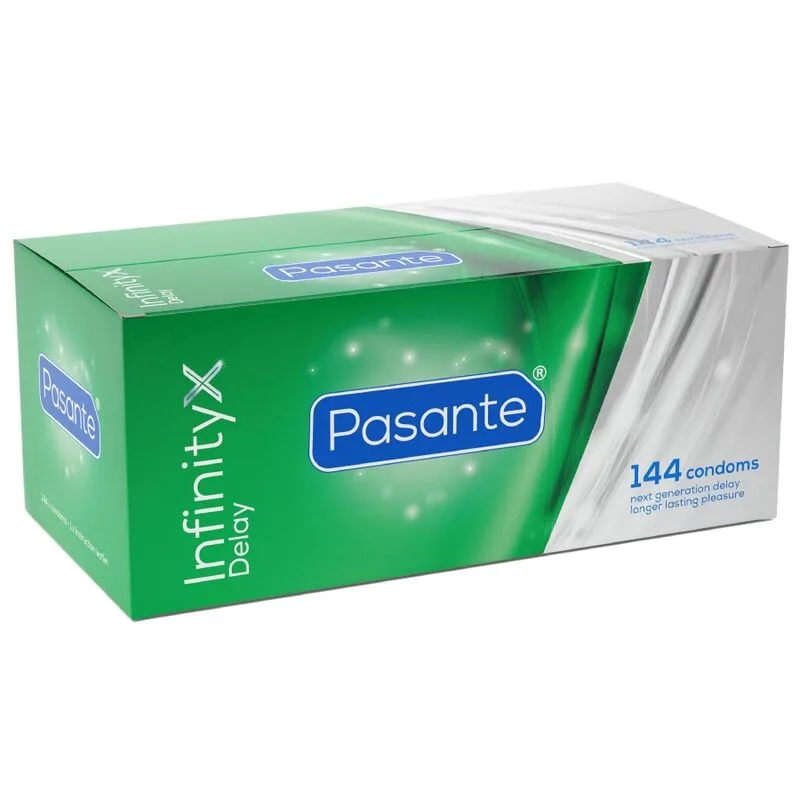 Pasante - Delay Infinity Långvariga Kondomer | Storpack med 144