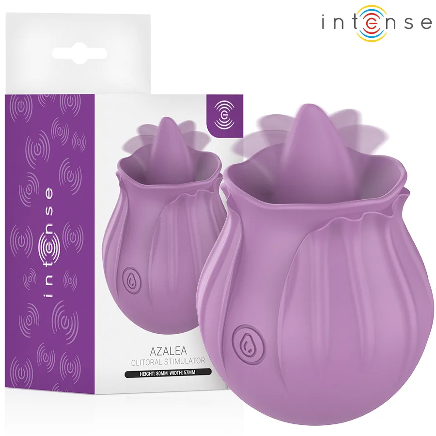 Intense Azalea Flower Klitorisvibrator – 10 Vibrationsmodi | Lila