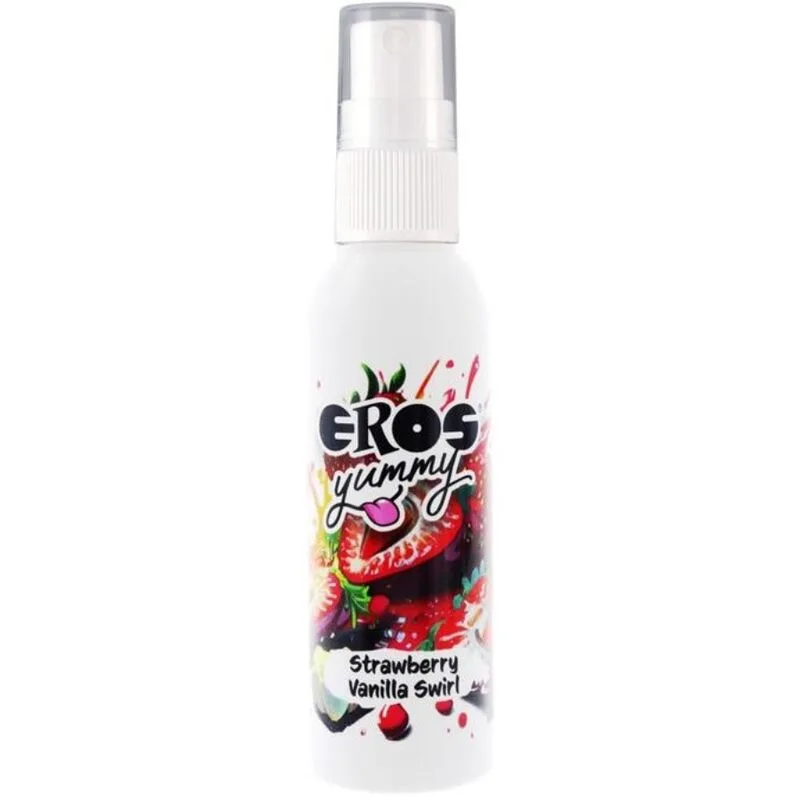Eros Yummy Kissable Body Spray – Strawberry Vanilla Swirl, 50 ml