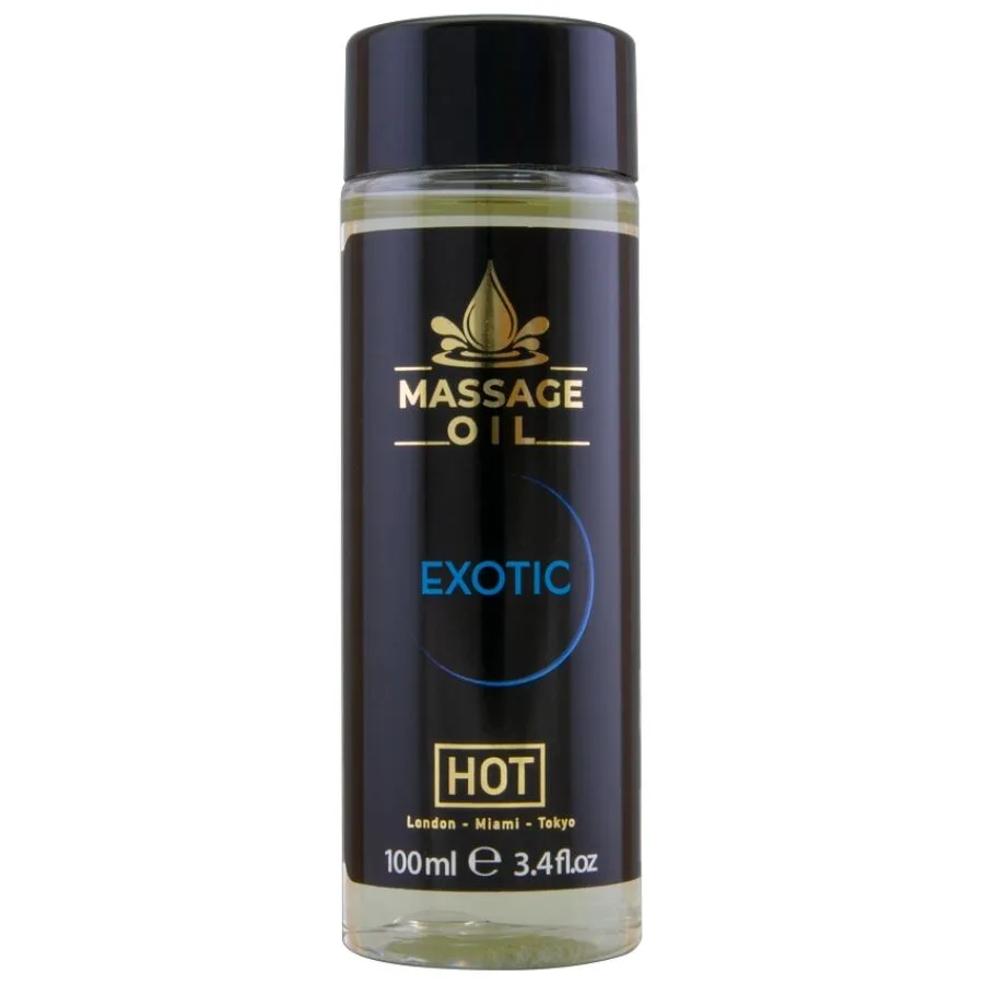 HOT Massageolja – Exotisk Doft | Vitamin E & Botanisk Blend | 100 ml