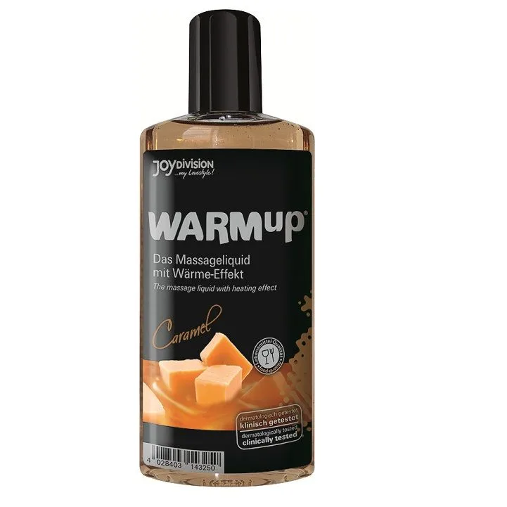 Joydivision WARMup Warming Massage Oil – Caramel
