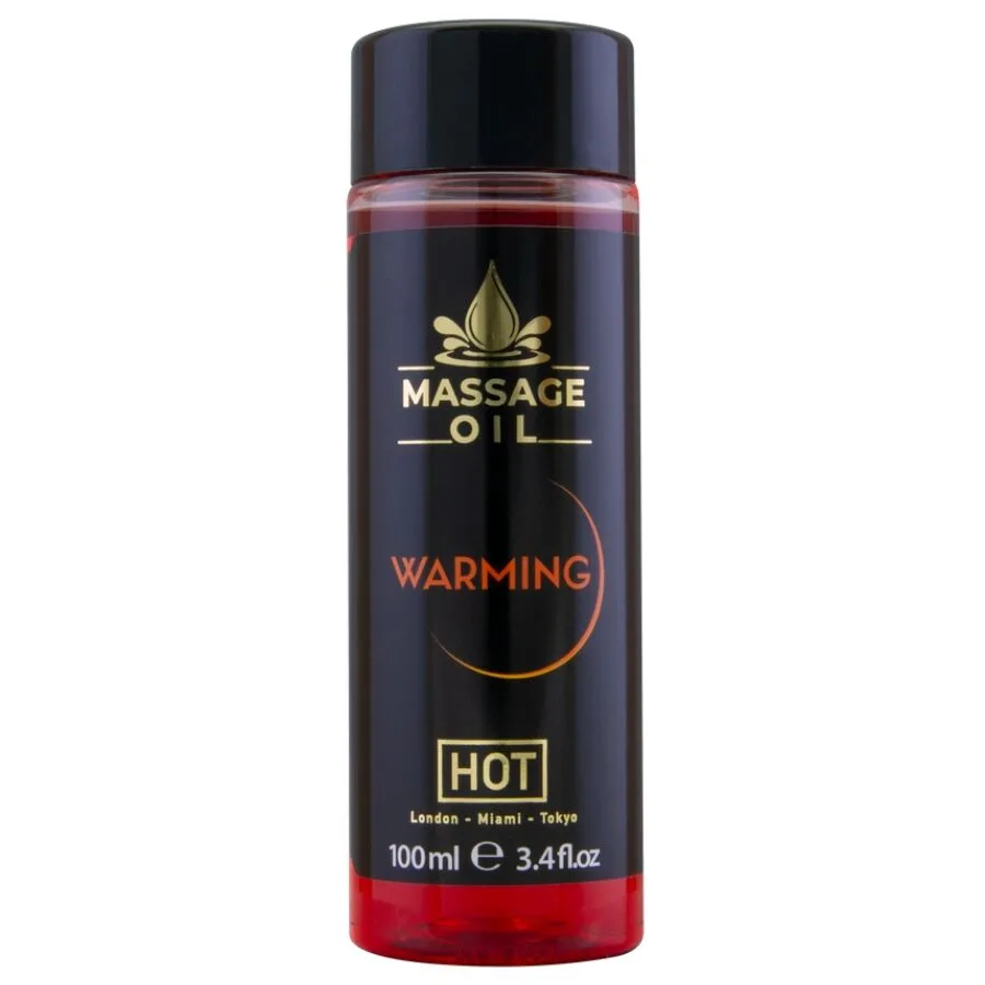 HOT Värmande Massageolja – Sinnlig Kroppsolja med Vitamin E, 100 ml