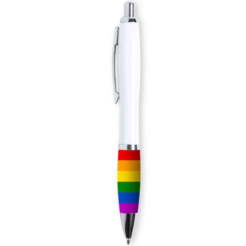 Pride – LGBT Regnbågsflagga Vita Kulspetspennor