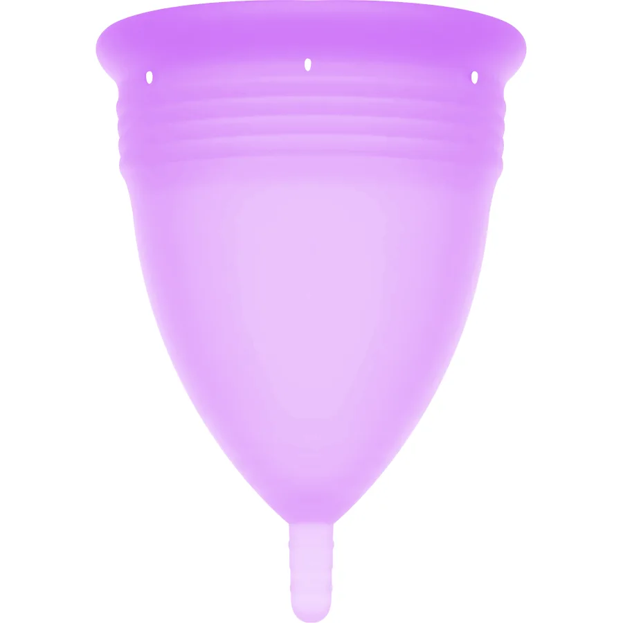 Stercup Menskopp i FDA-godkänt Medicinskt Silikon – Violet, Storlek S