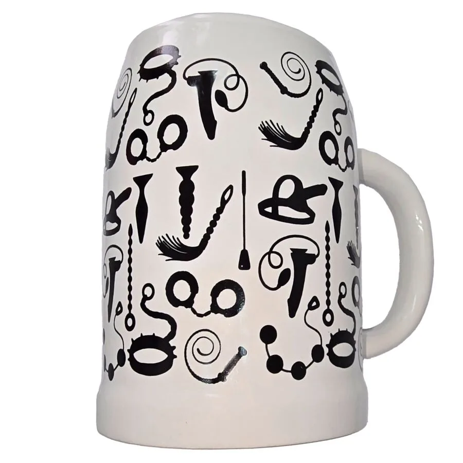 Diablo Picante - Sado Beer Pitcher | 700ml Erotic Ceramic Mug