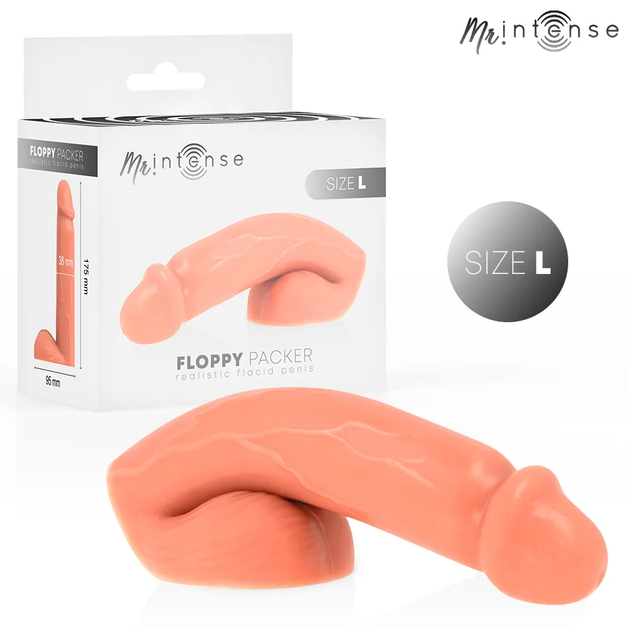 Mr Intense - Realistisk Mjuk Packer Storlek L