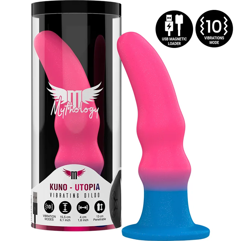 Mythology - Kuno Utopia Dildo M - Vibrator Kompatibel med Watchme Trådlös Teknologi
