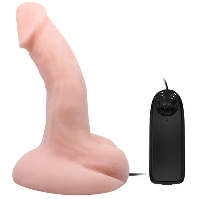 Baile Arbitrariness Realistic Vibrating Dildo with Suction Cup Base