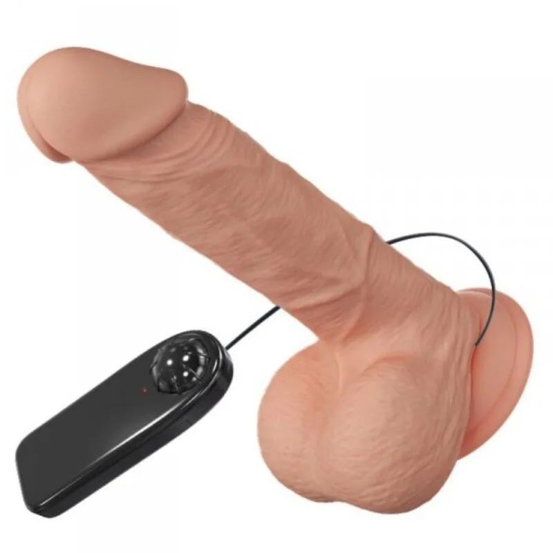 Baile Beautiful Encounter Bahamut Realistisk Vibrerande Dildo 21,8 cm Naturlig