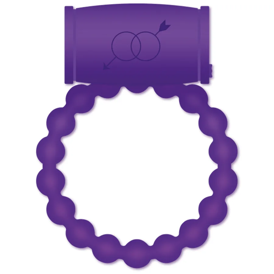 Casual Love - Couple Vibrating Penis Ring 25 | Clitoral Stimulator | Violet
