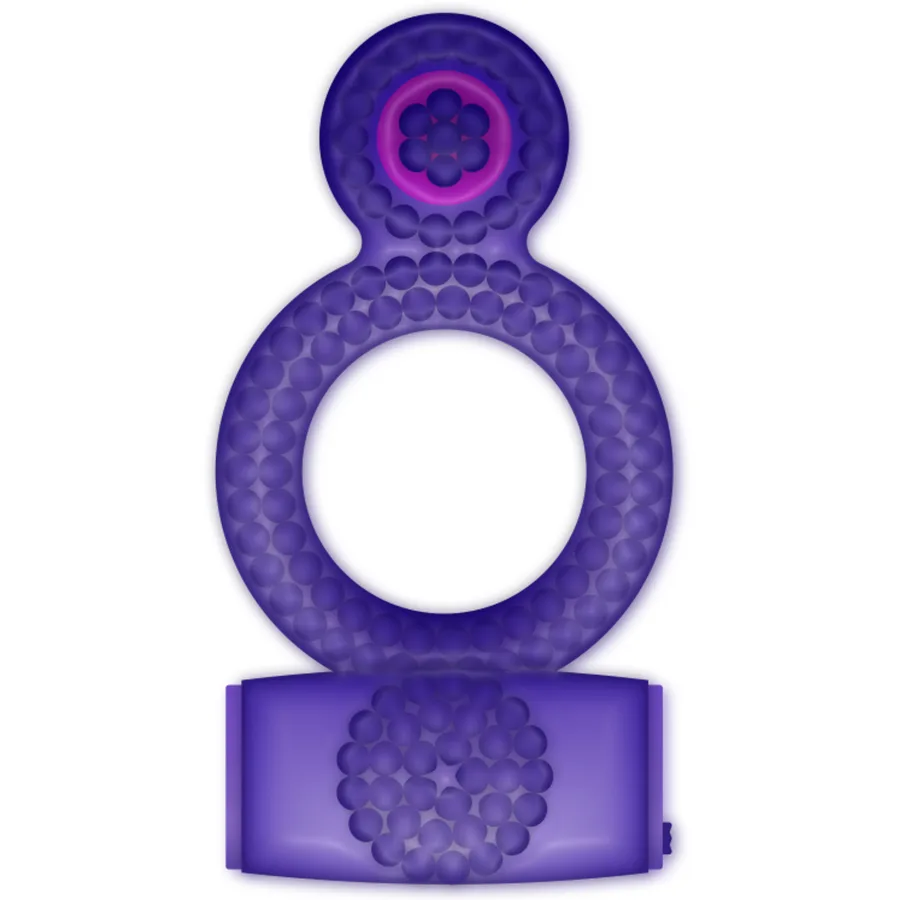 Casual Love - Dual Vibrating Pleasure Ring for Couples – Purple