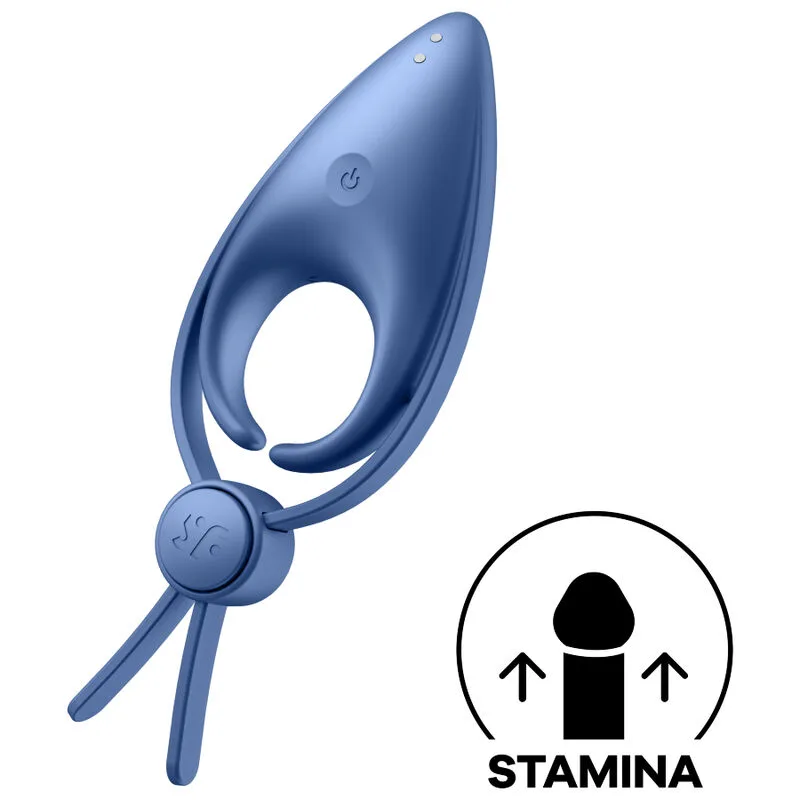 Satisfyer Sniper Vibrating Penis Ring - Blue