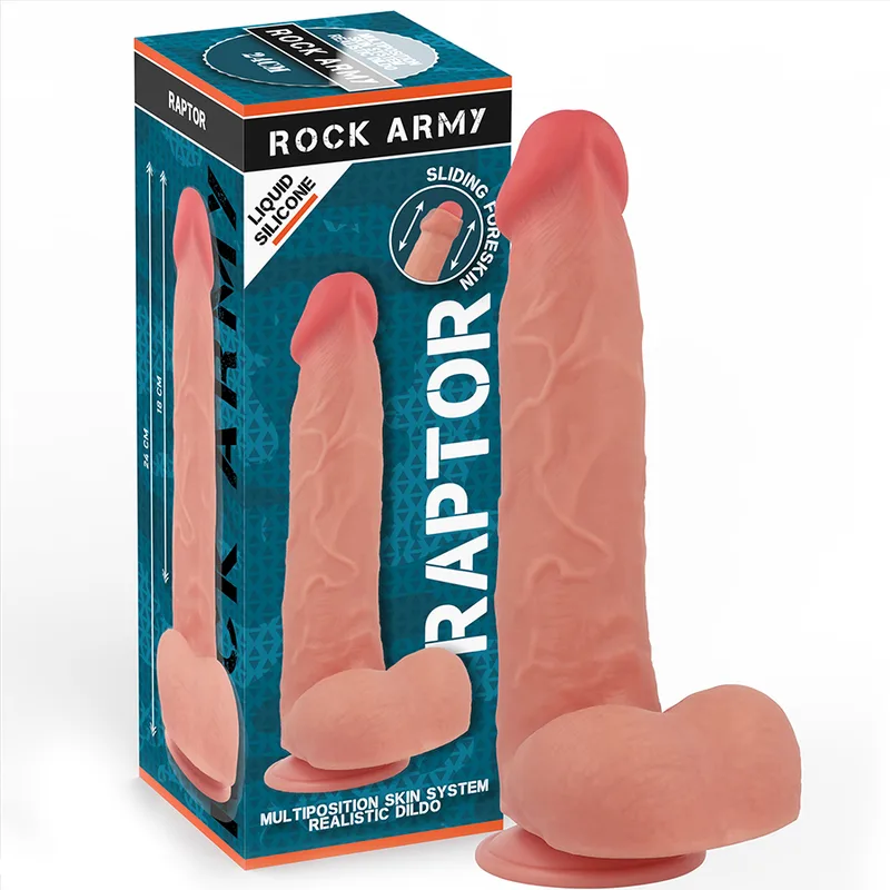 Rockarmy Liquid Silicone Raptor Realistisk Dildo