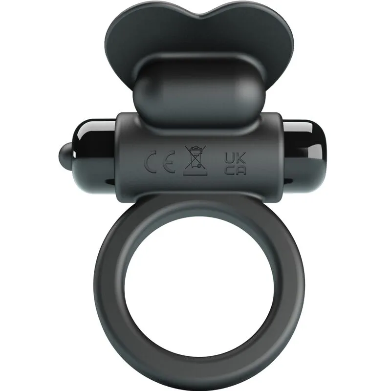 Pretty Love Debonaire Vibrerande Kaninring – 10 Vibrationsmodi | Svart