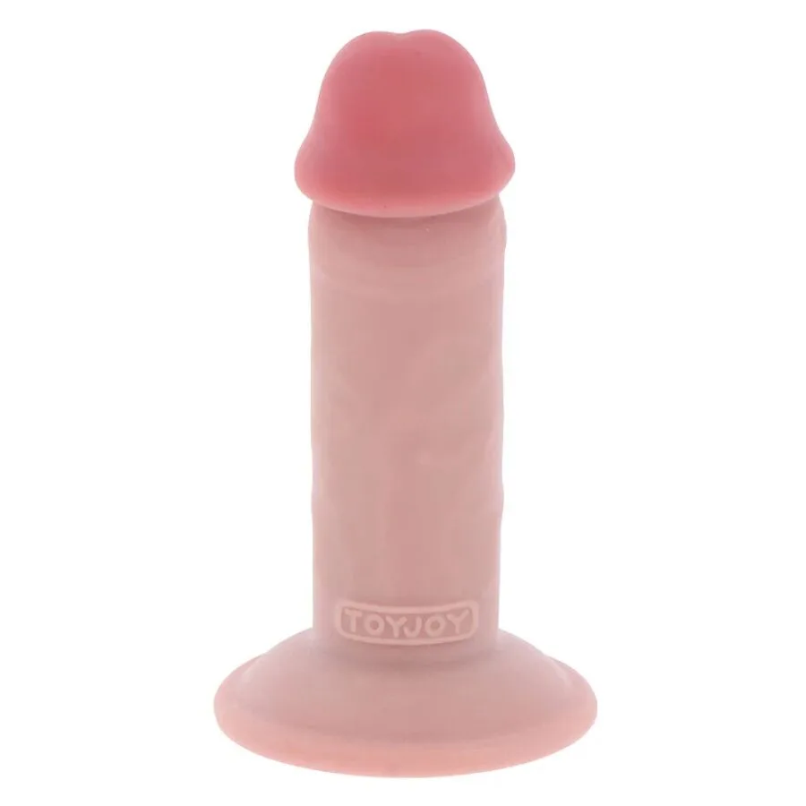 Get Real Deluxe Dual-Density TPE Realistisk Dildo 13 cm – Extra Tjock Design av TOYJOY