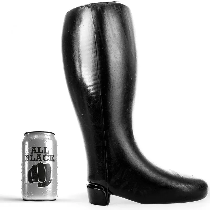 All Black – Giant Soft Fisting Boot 31 CM | Extra-Large TPR Anal Stimulator