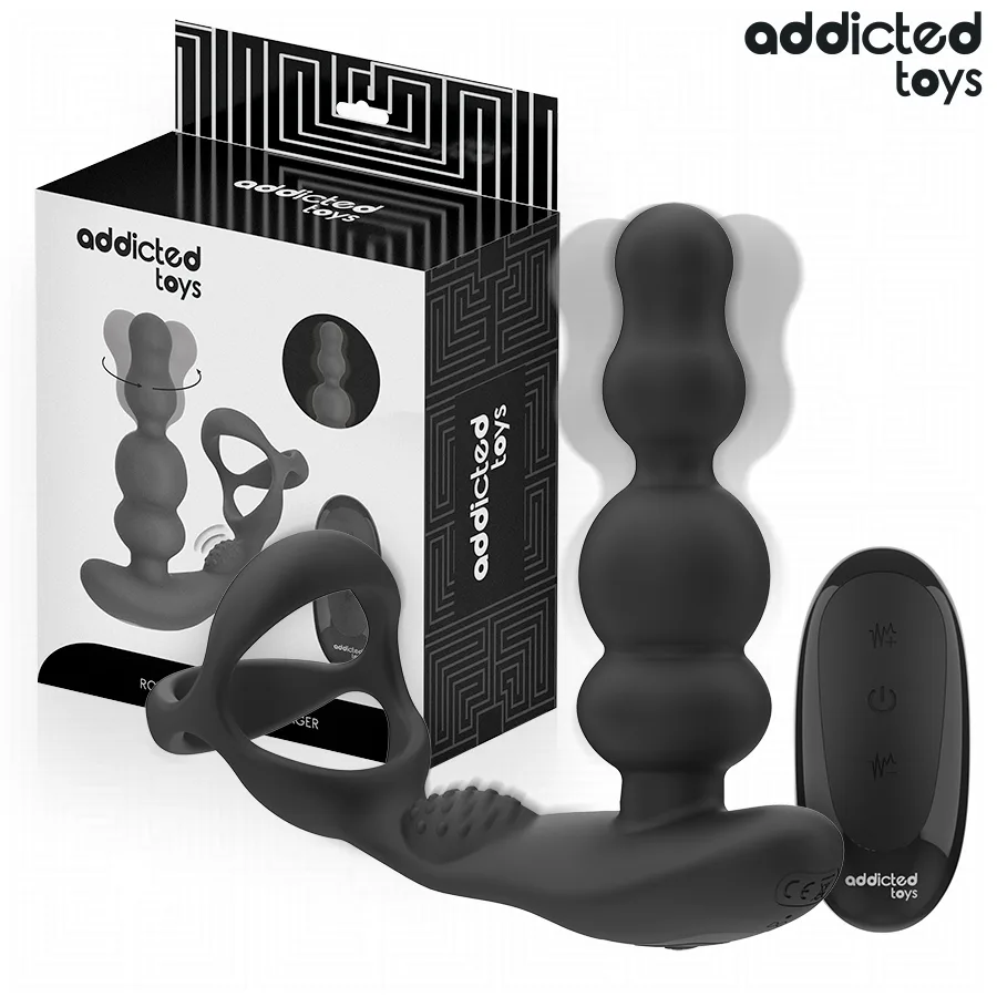 Addicted Toys - Roterande Prostatamassager med Trådlös Fjärrkontroll