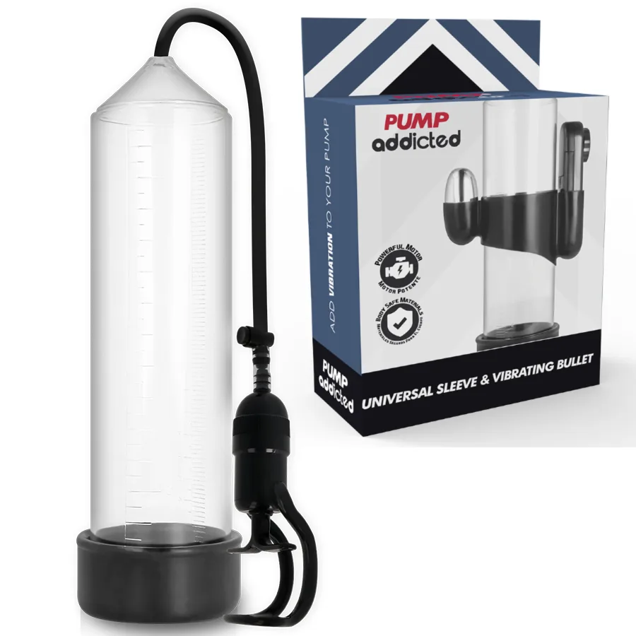 Pump Addicted RX5 Transparent Vibrerande Penispump