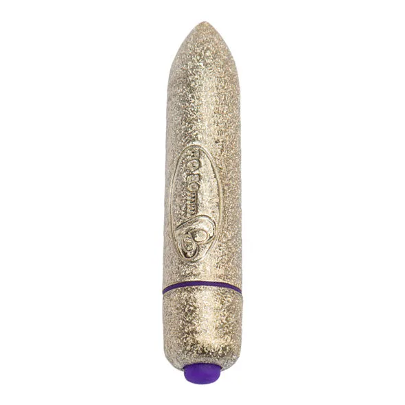 Rocks-Off RO-80MM Gold Vibrerande Bullet – 7 Vibrationsfunktioner – Limited Edition