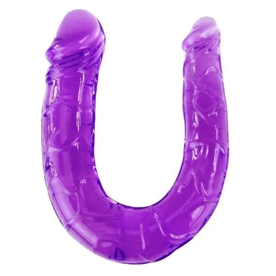 Baile - Dual-Ended Flexible Jelly Dildo in Lilac