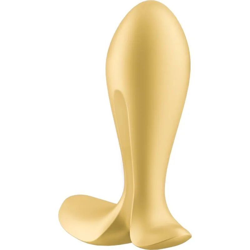 Satisfyer Intensity Plug Gold – Appkontrollerad Vibrerande Analplug
