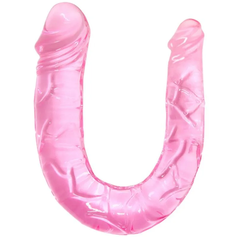 Baile - Double Dong Double Pink Dual-Ended Dildo
