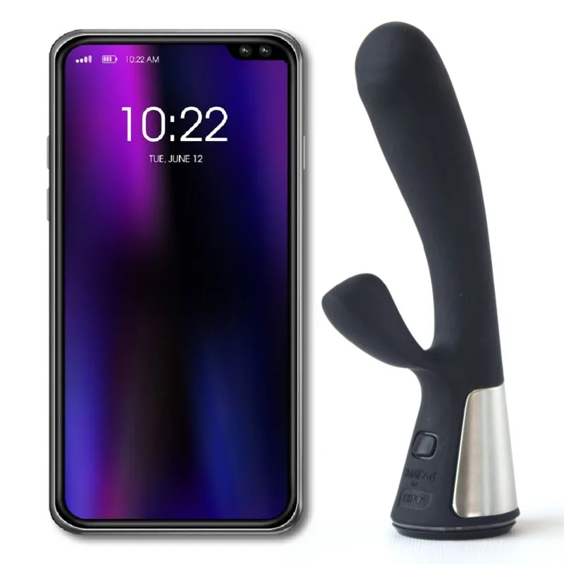 Kiiroo OhMiBod Fuse App-Styrd Dual Stimulerande Vibrator – Svart