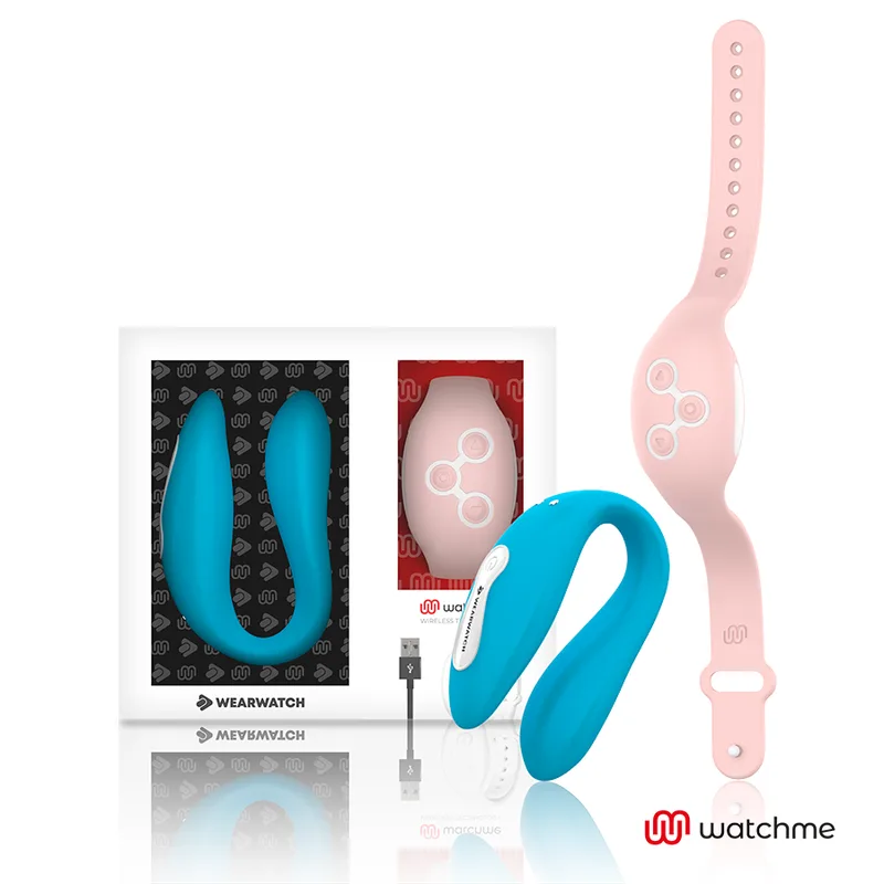 Wearwatch – WatchMe Dual Technology Wearable Vibrator – Indigo / Pink