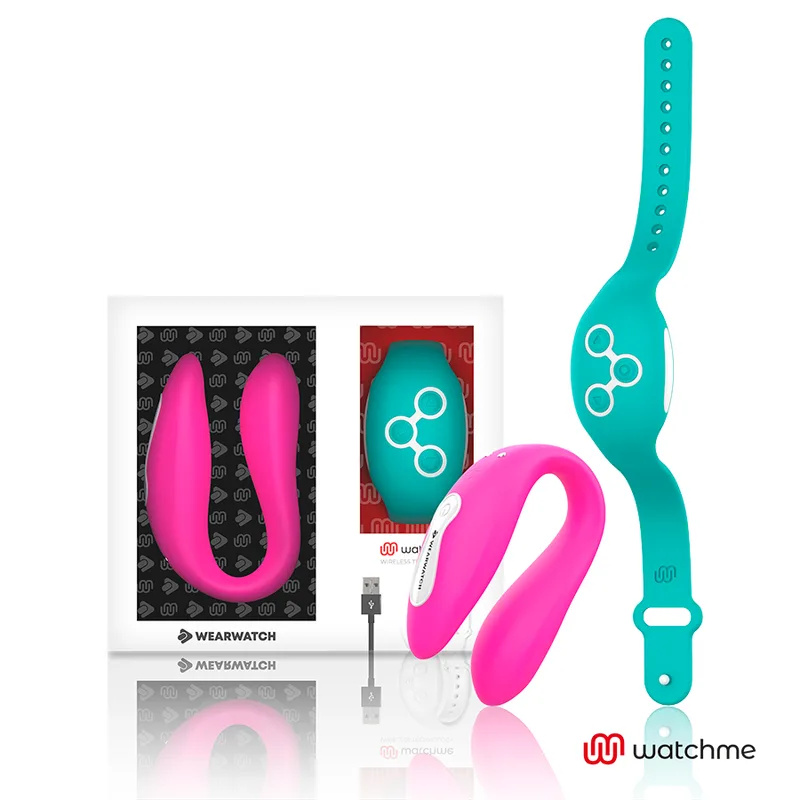 Wearwatch Dual Technology Watchme Wearable Vibrator – Fuchsia / Seawater