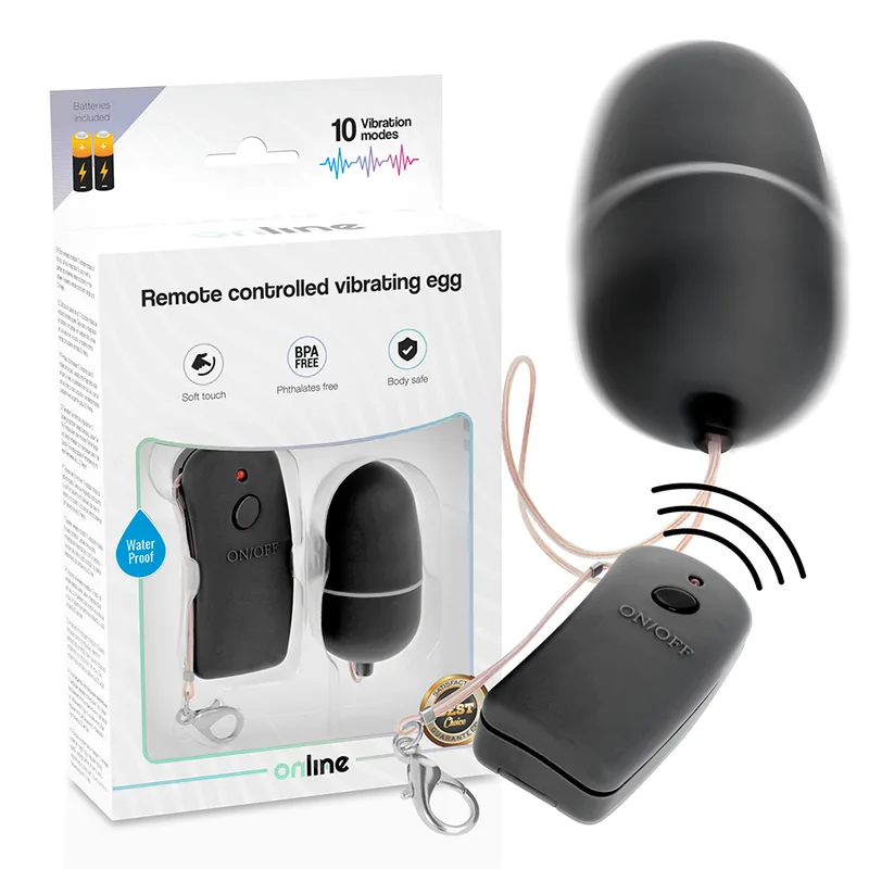 Online Remote Controlled Vibrating Egg – Black