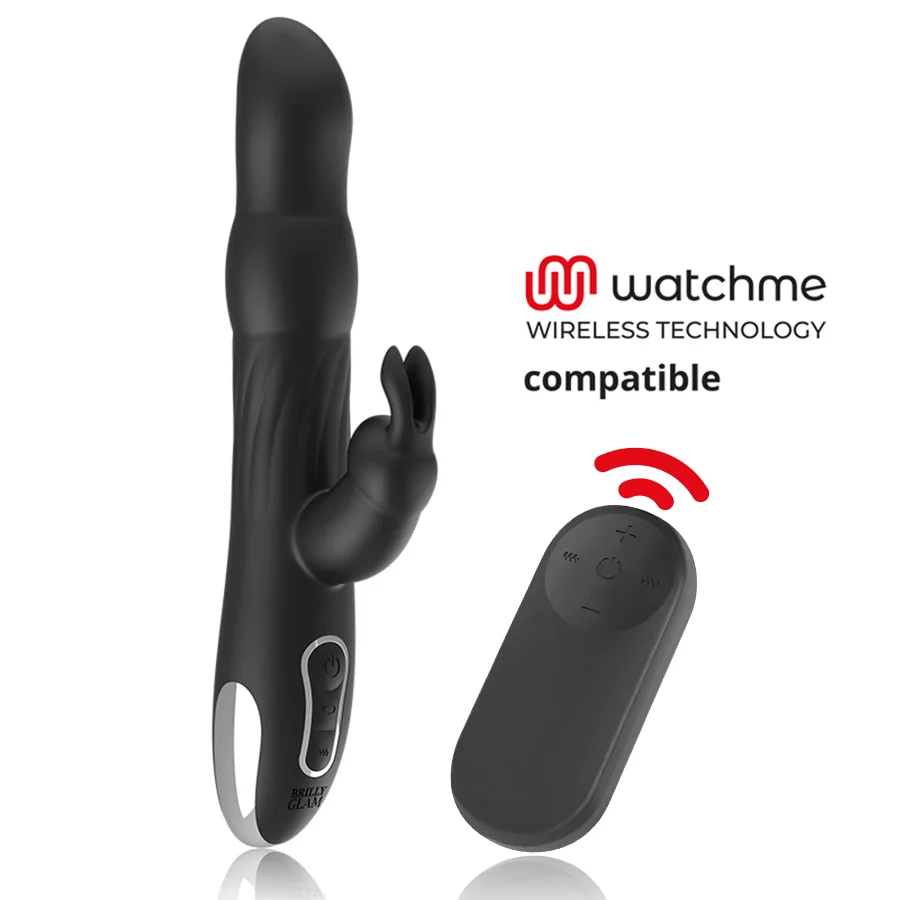 Brilly Glam Moebius Rabbit Vibrator & Rotator med Watchme trådlös fjärrkontroll
