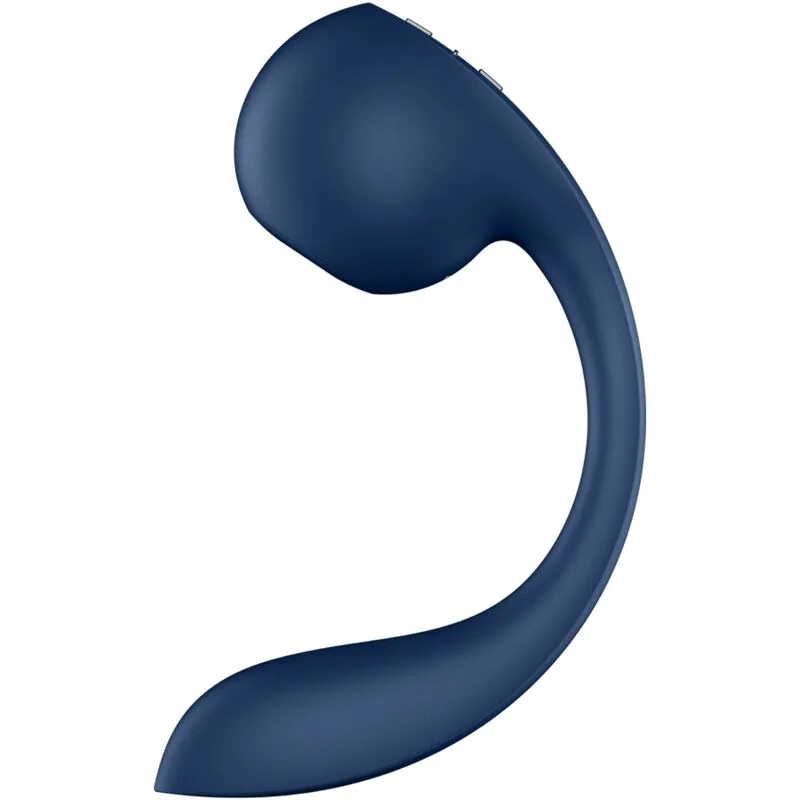 Satisfyer Pro+ Wave 4 G-Spot & Air Pulse Dubbelstimulerare med Appkontroll – Mörkblå