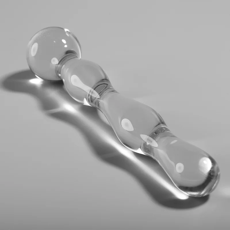 Nebula Series by Ibiza – Modell 13 Borosilikatglas Dildo, Klar | 18 cm Längd | 3,5 cm Diameter