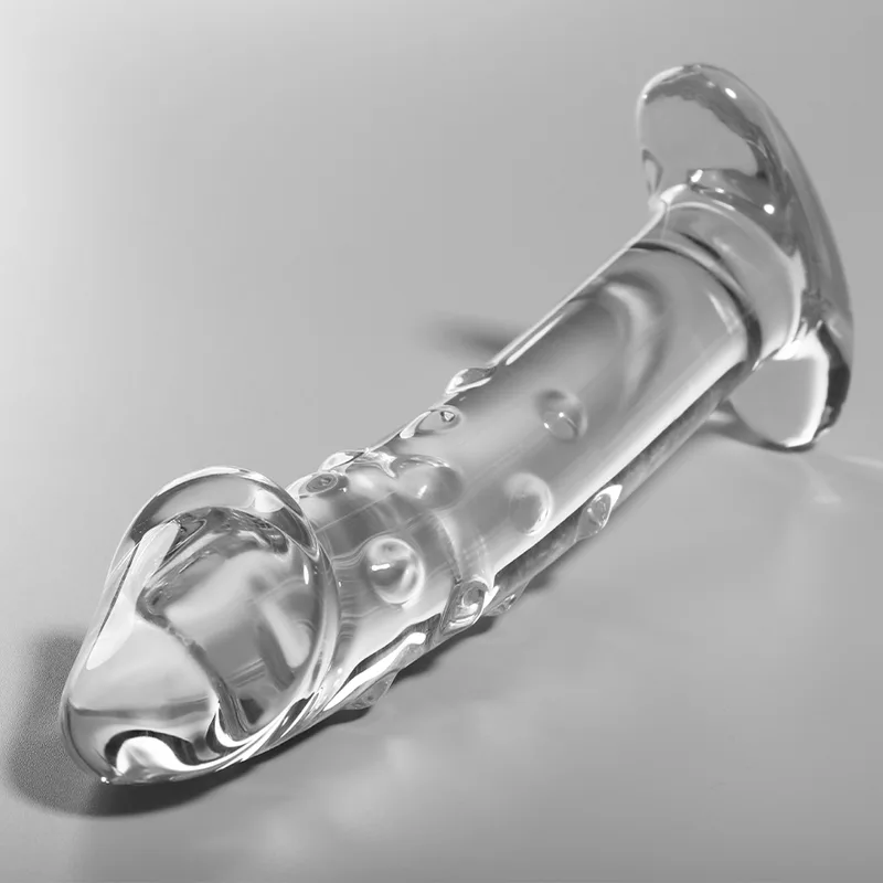 Nebula Series by Ibiza – Modell 19 Borosilikatglas Dildo, Klar – 18,5 cm Längd, 4 cm Diameter