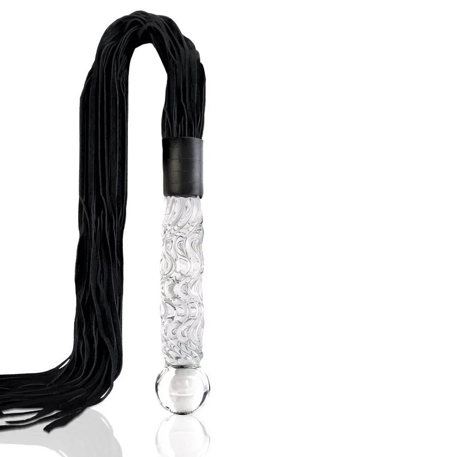 Icicles No. 38 Handgjord Glasanal Plug med Svans