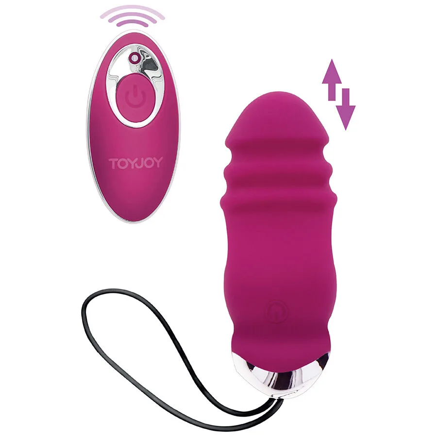 ToyJoy - Happiness Sunny Side Up and Down Fjärrkontrollvibrerande Ägg - Fuchsia
