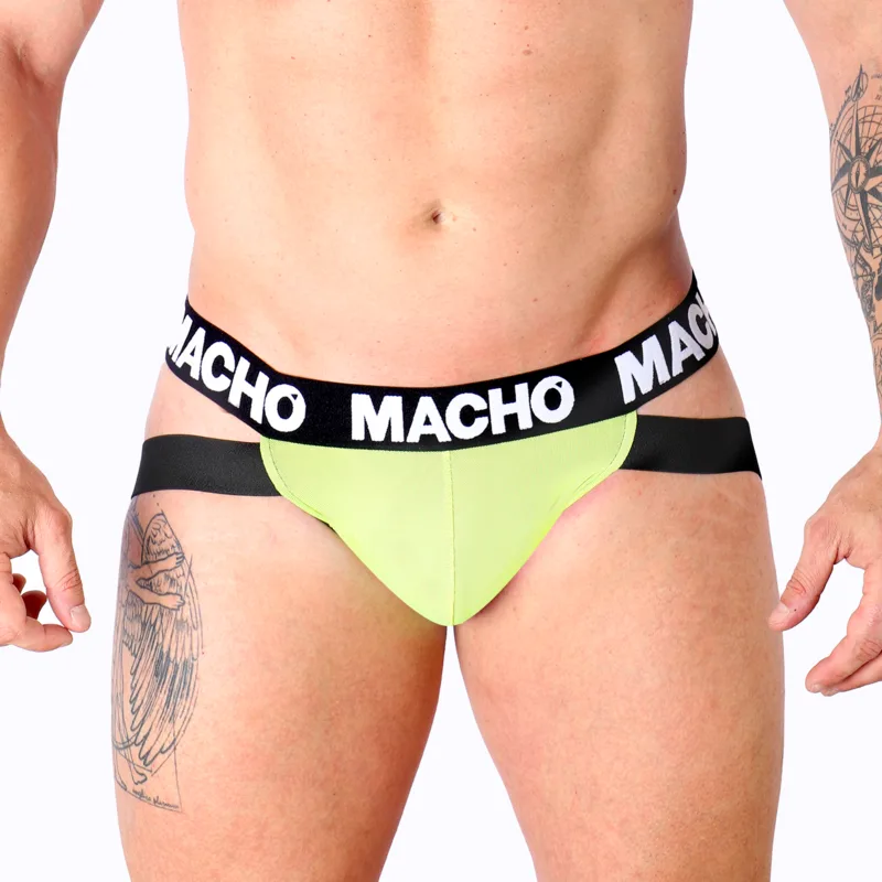 Macho MX28FA Anatomical Support Jockstrap – Yellow | Size L